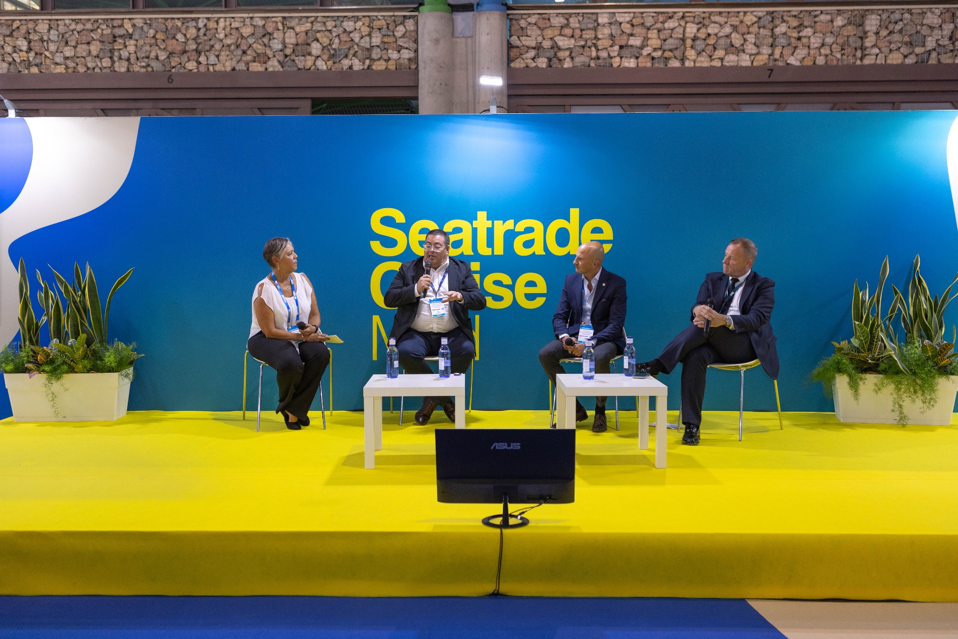 Panel discussion on the Showcase Deck